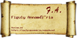 Figuly Annamária névjegykártya